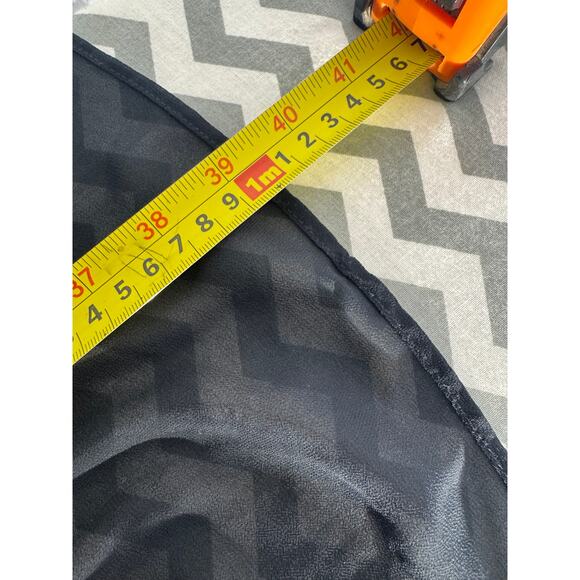 BLACK TAPE Sheer Black High-Low Long Sleeve Tunic Blouse | Size M - Picture 8 of 10